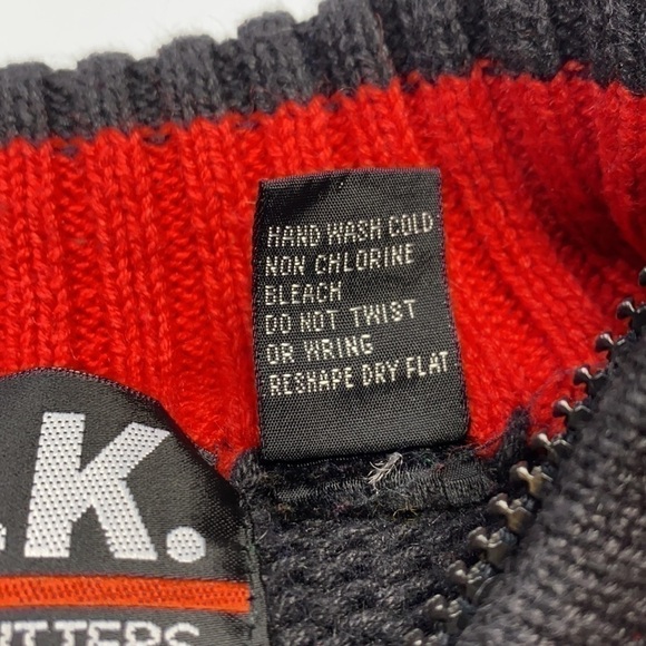 Northeast Knitters Colorful Full Zip Vintage Sweater - Picture 4 of 6